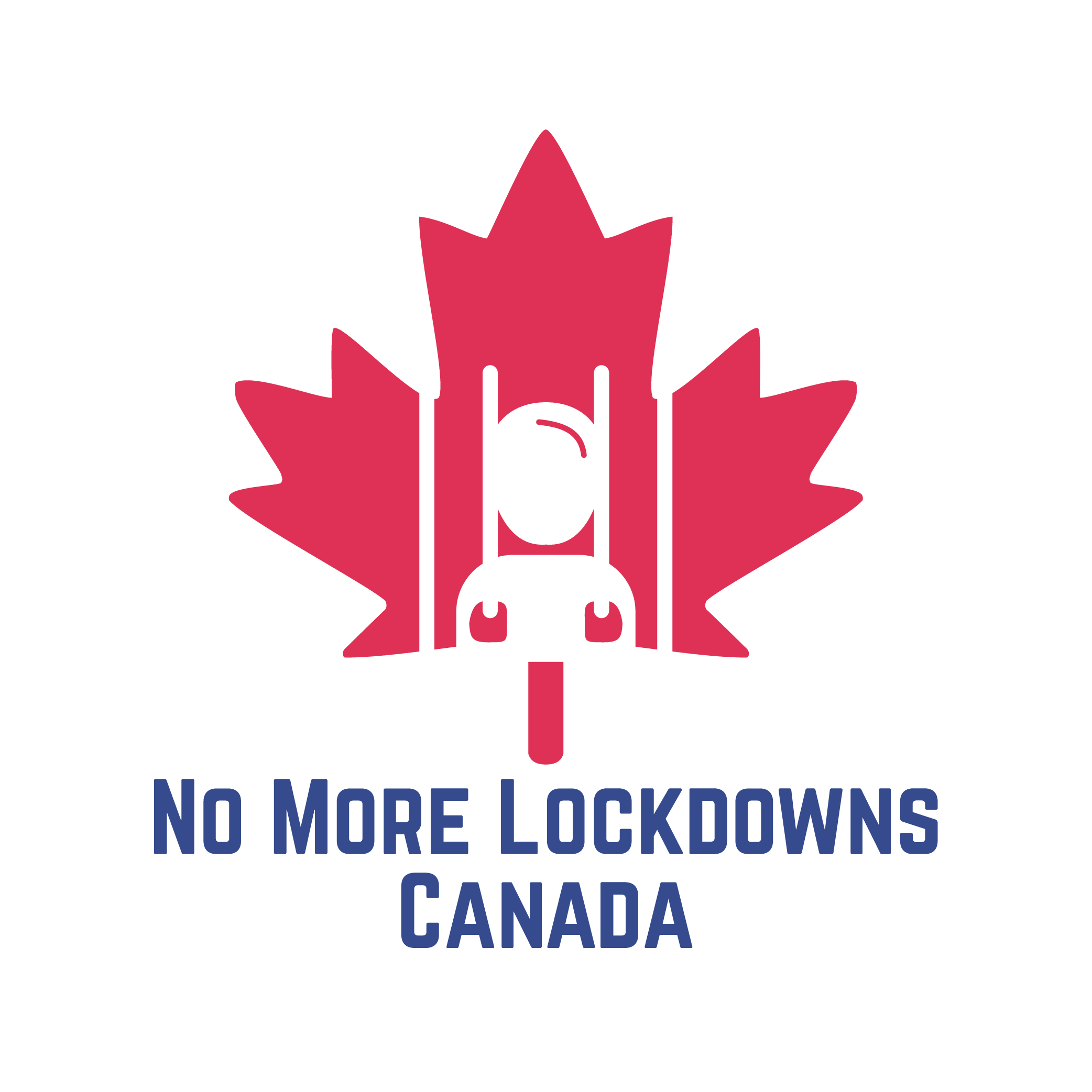 NoMoreLockdowns.ca Logo Full Circle